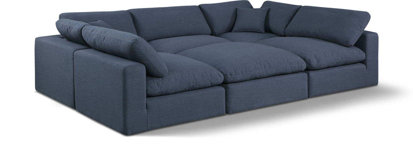 Comfy - 6 Piece Linen Sectional