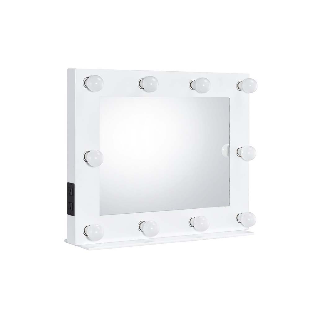 Avery - Accent Mirror - White
