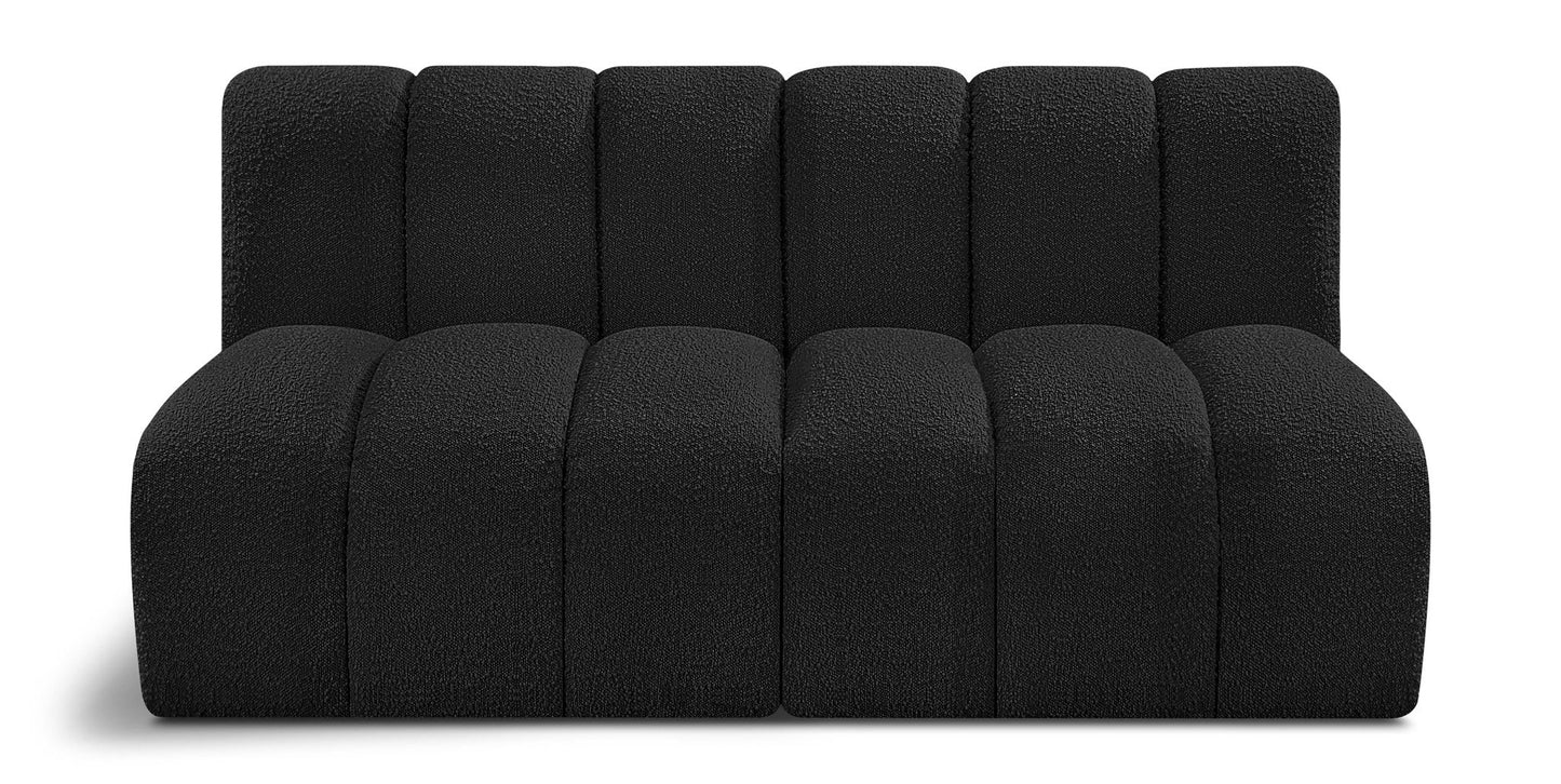 Arc - Boucle Fabric 2 Seats Modular Sofa