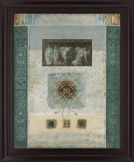 Grecian Relief - 28" x 34" Framed Wall Art