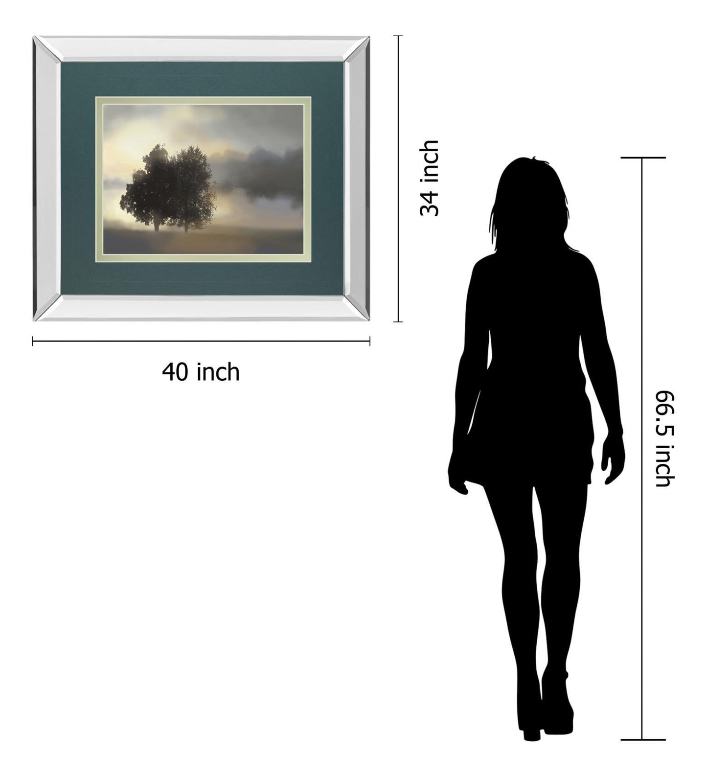 Misty Morning By Nan - Framed Print Wall Art - Yellow