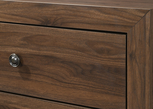 Millie - Dresser & Mirror - Brown Cherry