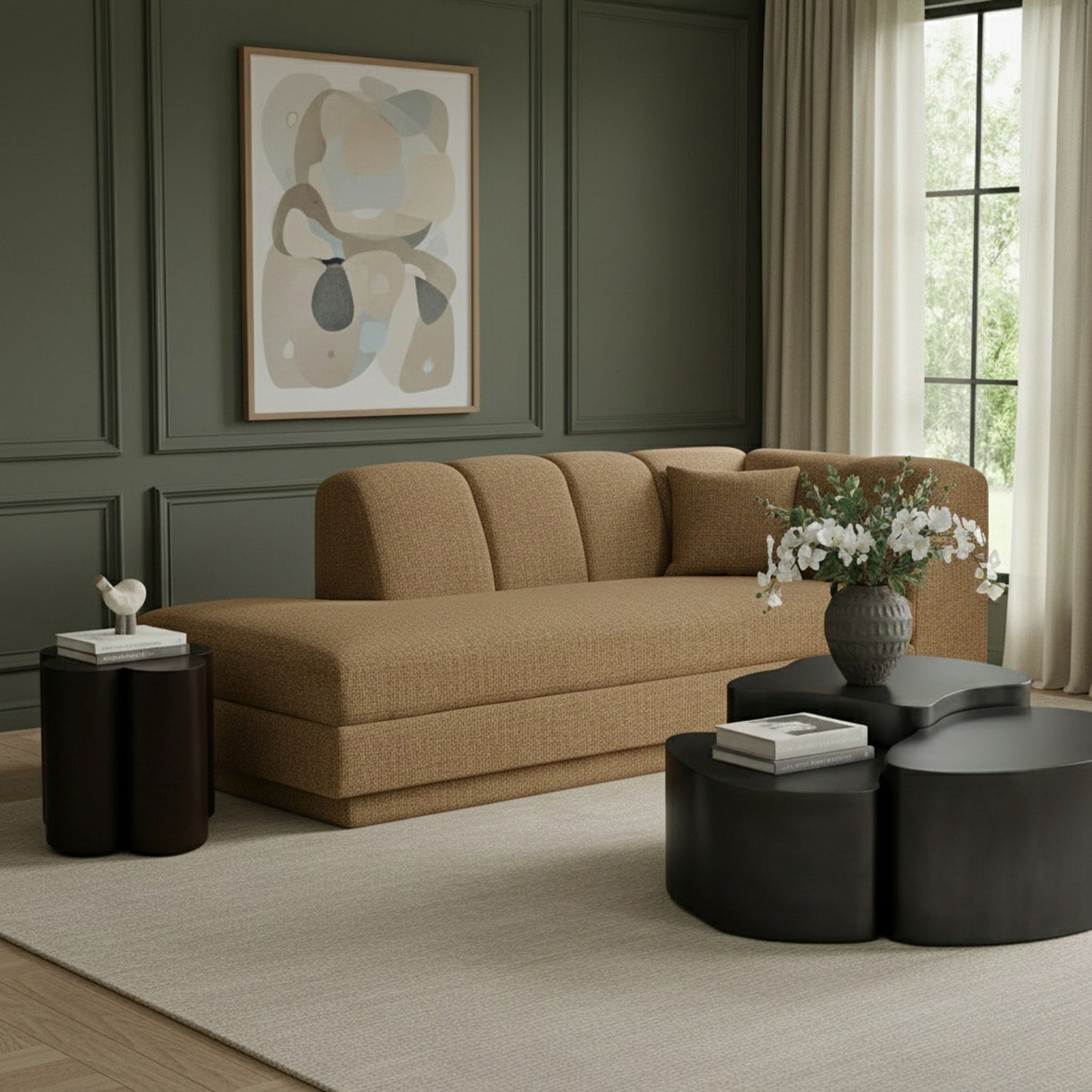 Modari - Fabric Upholstered Chaise