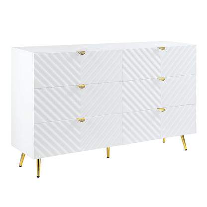 Gaines - Dresser - White High Gloss