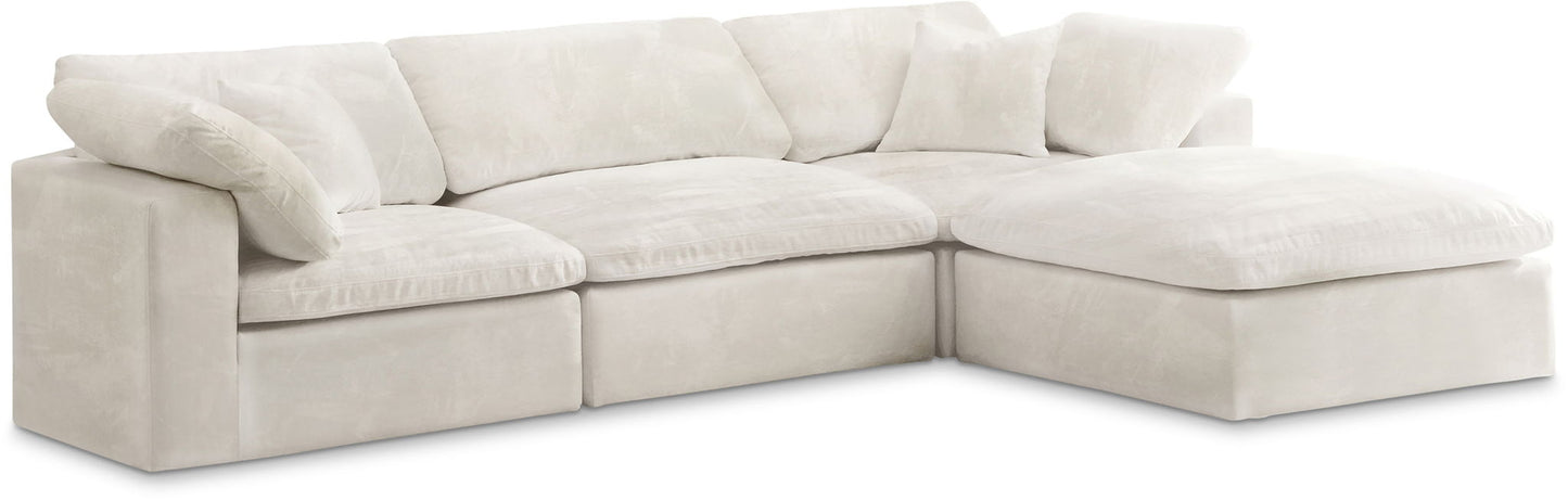 Cozy - 4 Piece Modular Sectional With Chaise
