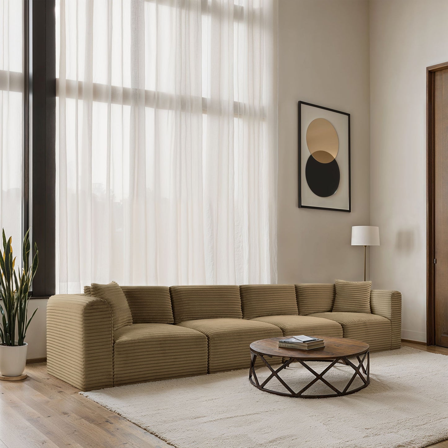 Shaggy - 4 Seat Modular Sofa