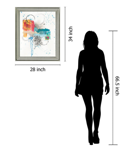 Urban Splash - 28" x 34" Framed Wall Art