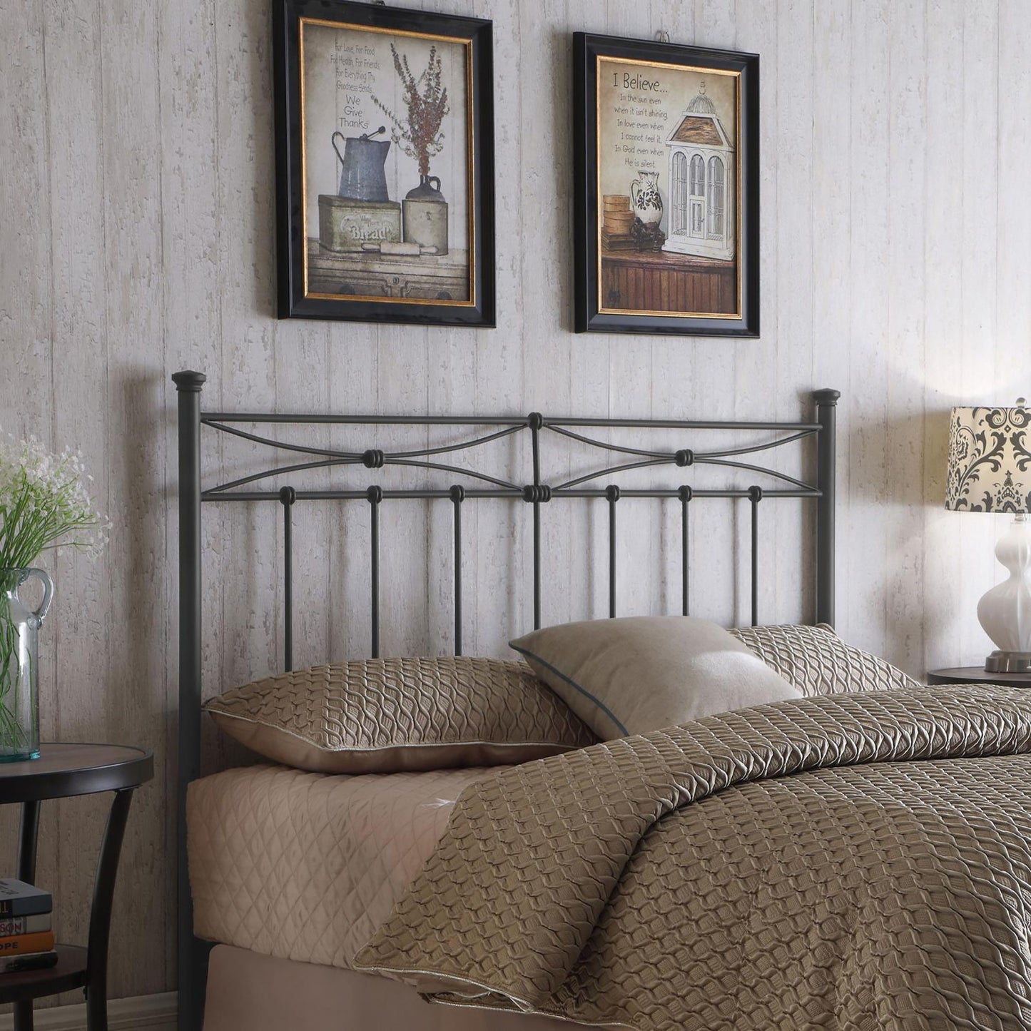 Full And Queen Headboard - Brown