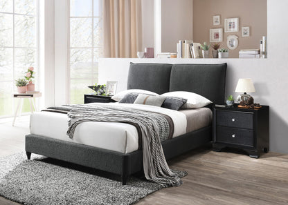 Jenn - Upholstered Bed With Decking Board Set