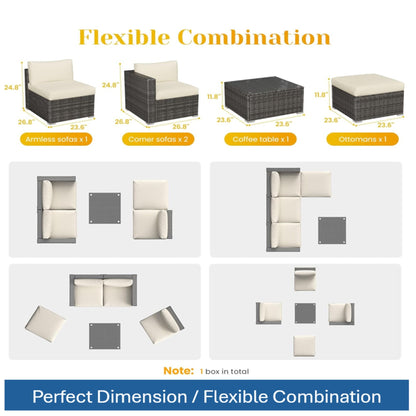 Modern Patio Set With Coffee Table