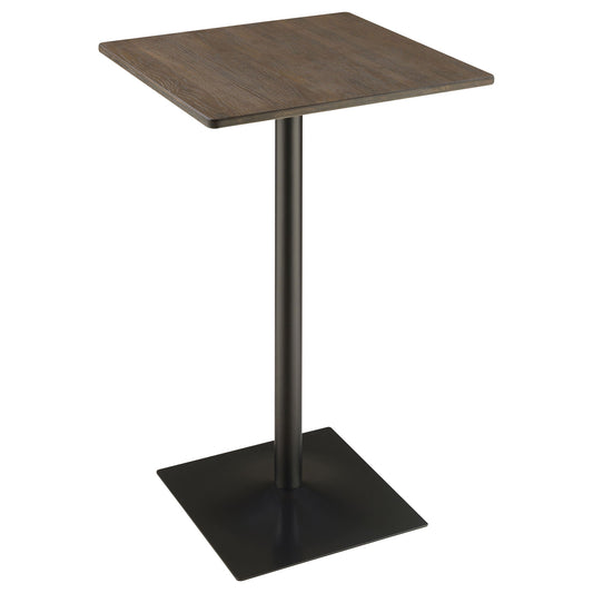 Staccato - Square Pub Height Bar Table - Dark Brown