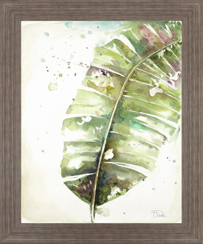 Verdant Splash - 28" x 34" Framed Wall Art