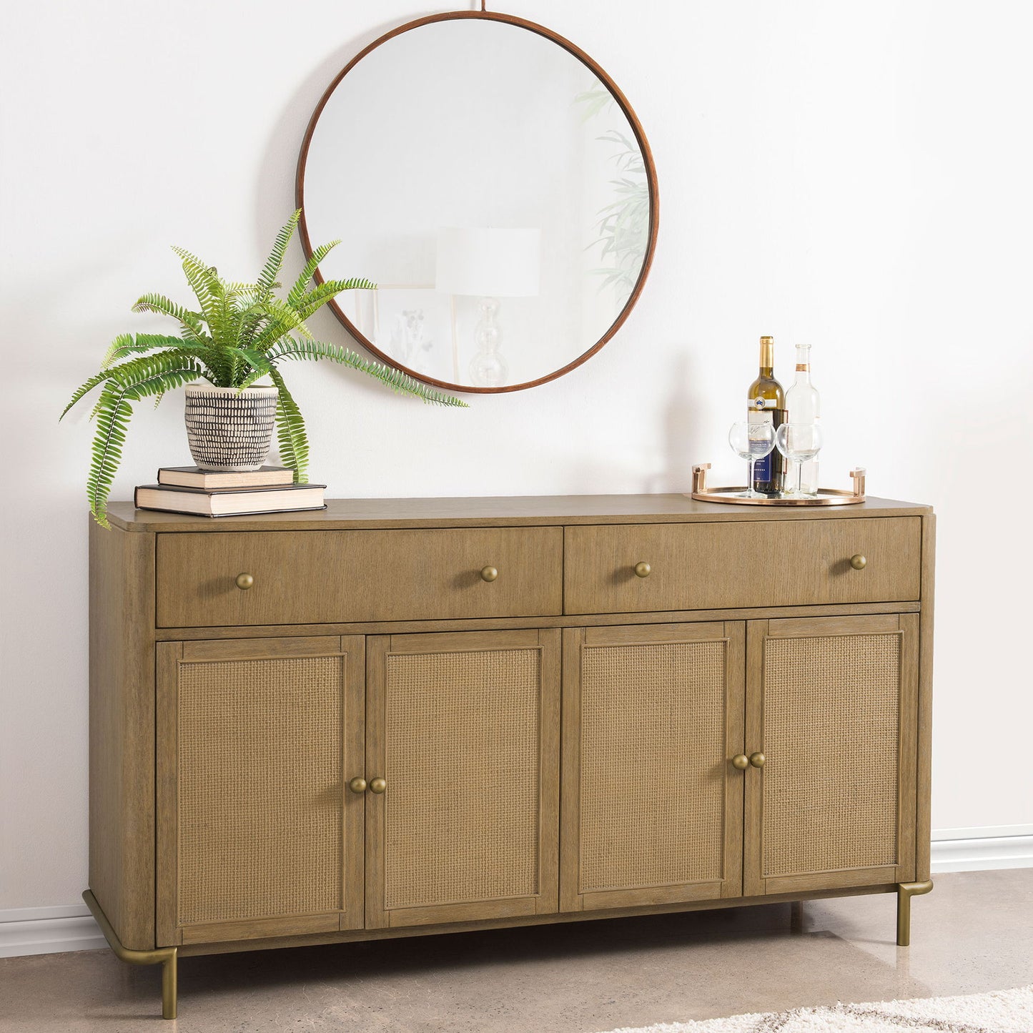 Benson - 2 Drawer Sideboard - Sand
