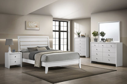 Evan - Queen Bed - White