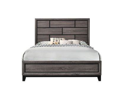 Akerson - Queen 4 Piece Bedroom Set - Gray