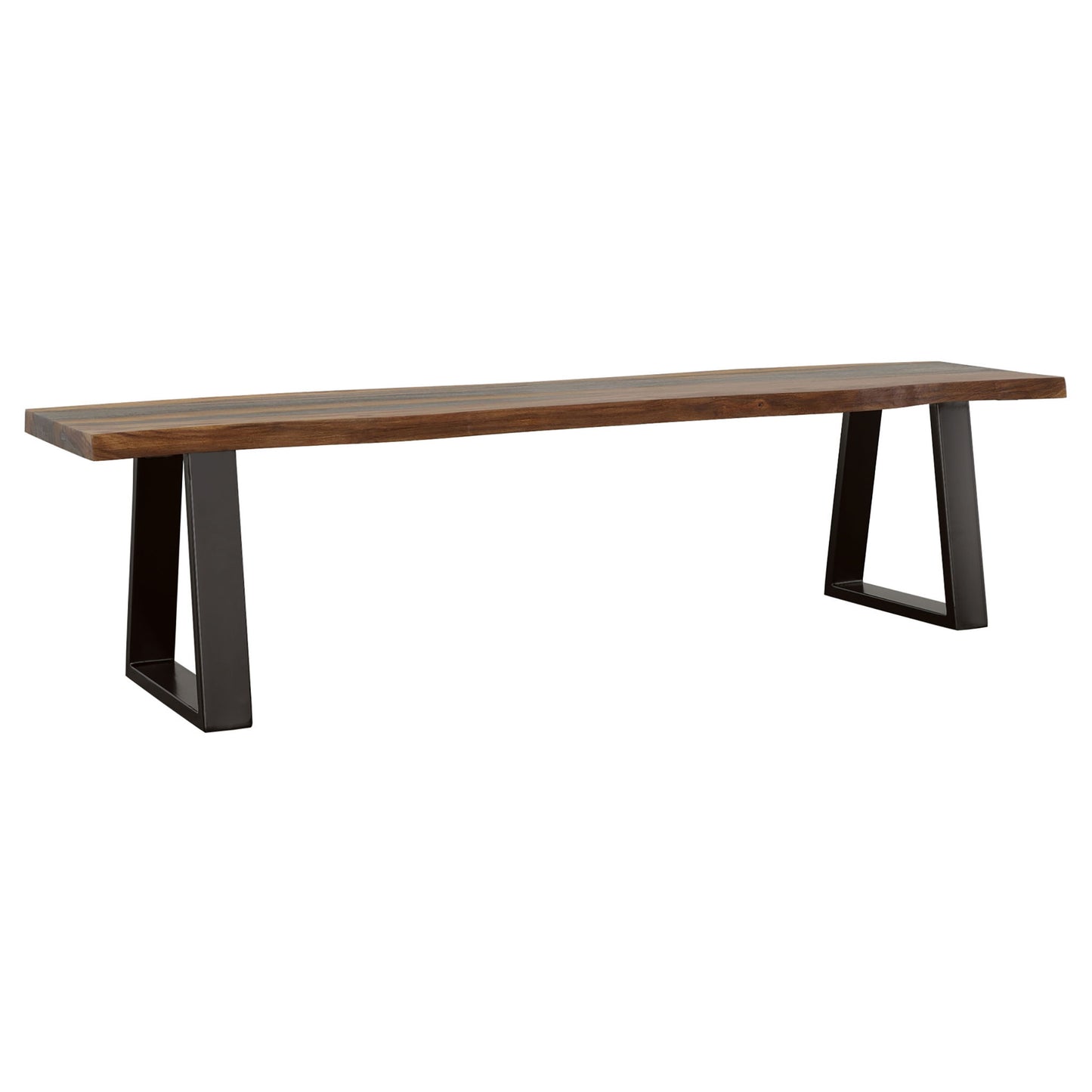 Wobegon - Rectangular Dining Bench - Gray