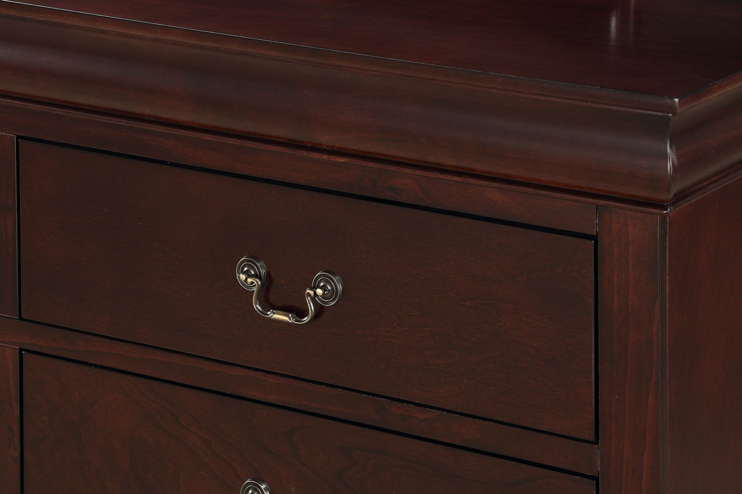 Louis Philip - King 4 Piece Bedroom Set - Cherry