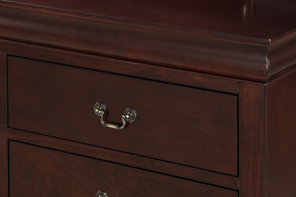 Louis Philip - King 4 Piece Bedroom Set - Cherry