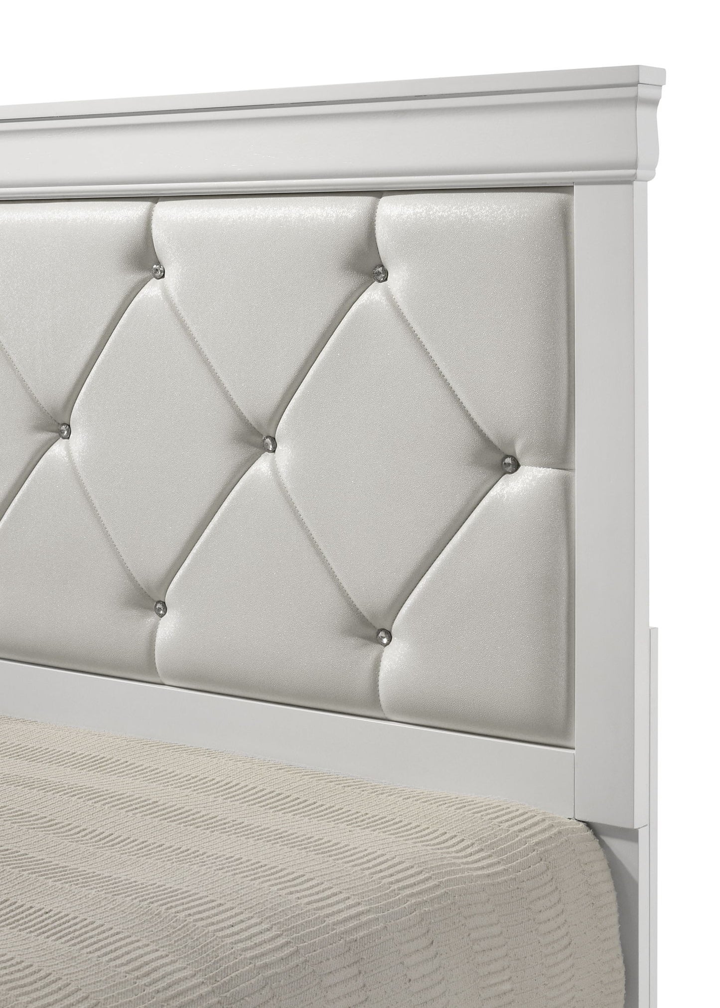 Amalia - King Bed - White