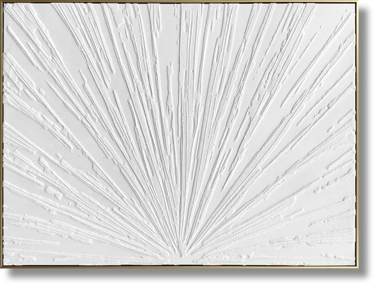 Radiant Eclipse - 35" x 47" Framed Wall Art