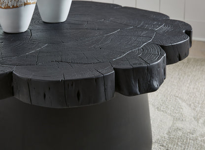 Wimbell - Round Cocktail Table - Black