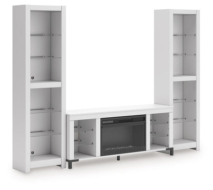 Brollevi - 3-Piece Entertainment Center - White
