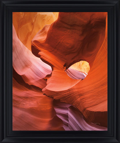 Sunlit Veins - 28" x 34" Framed Wall Art