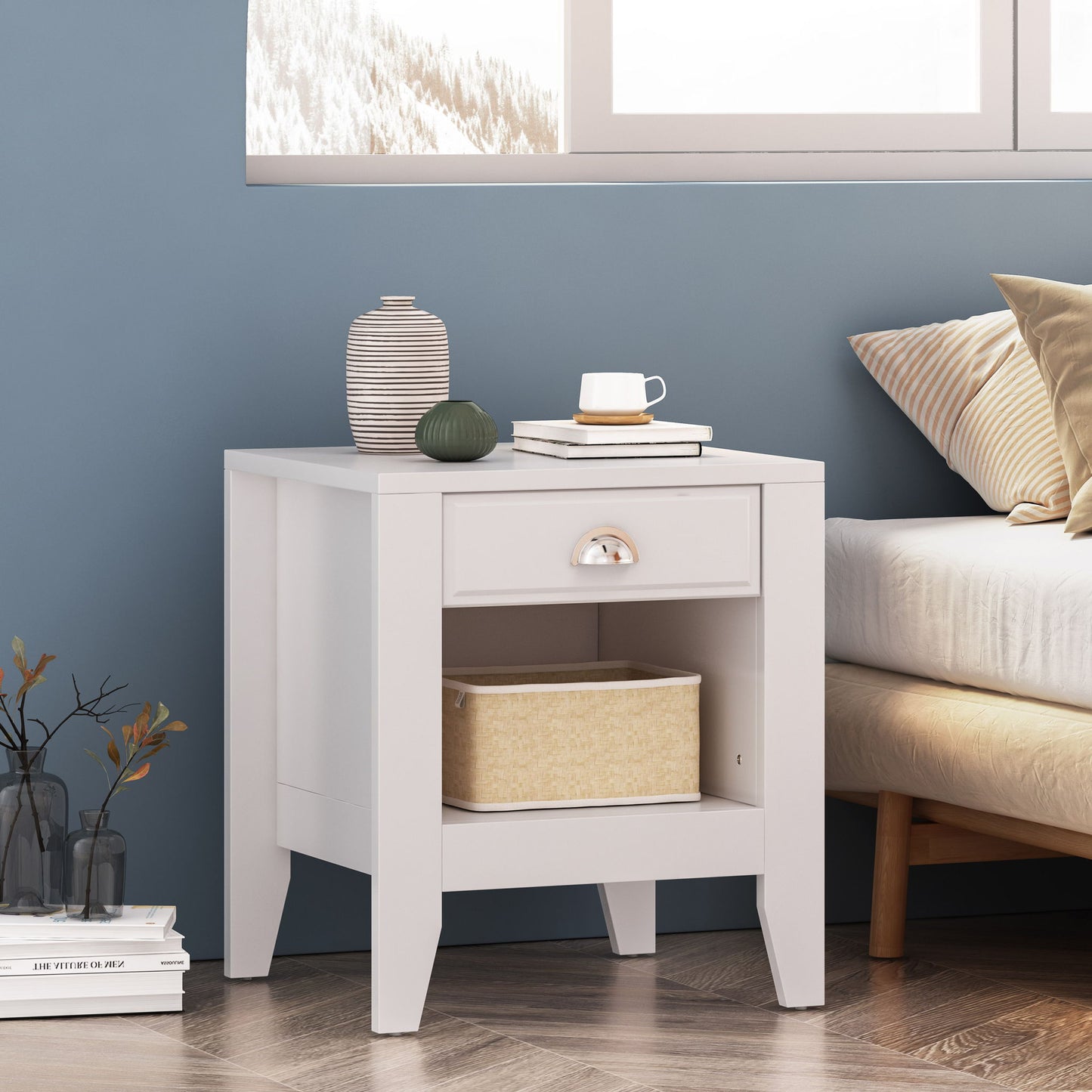 Cleary - Contemporary Nightstand With Drawer
