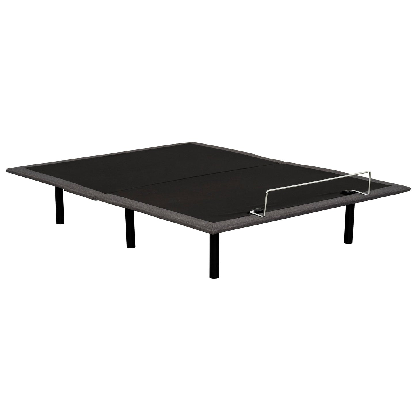 Split King Size Adjustable Bed Base With Wired Remote, Metal Frame
