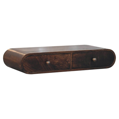 Wall Mounted Console Table - Walnut
