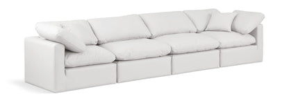 Indulge - Faux Leather 4 Seat Modular Sofa