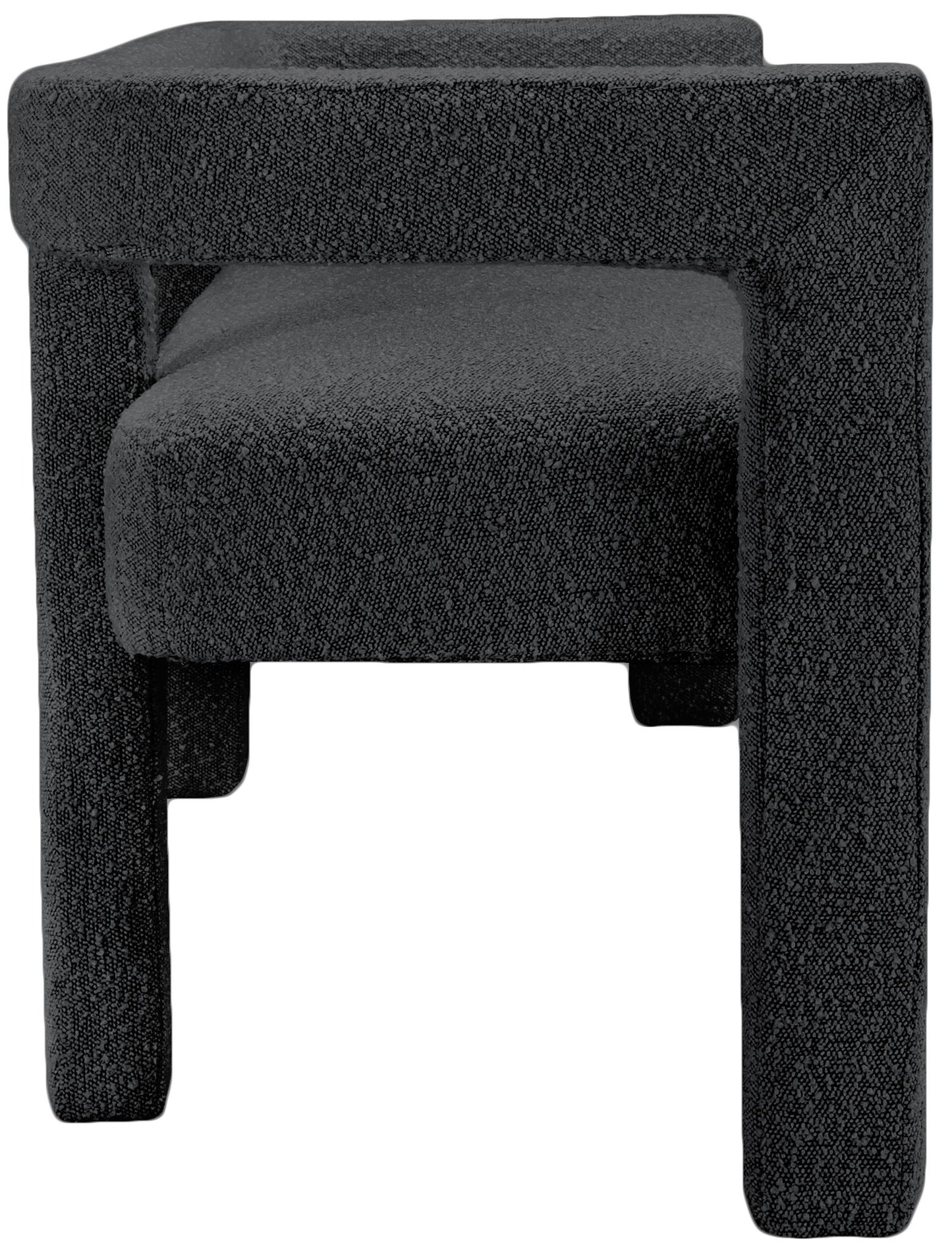 Athena - Boucle Fabric Bench