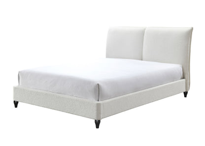 Jenn - King Upholstered Bed - White