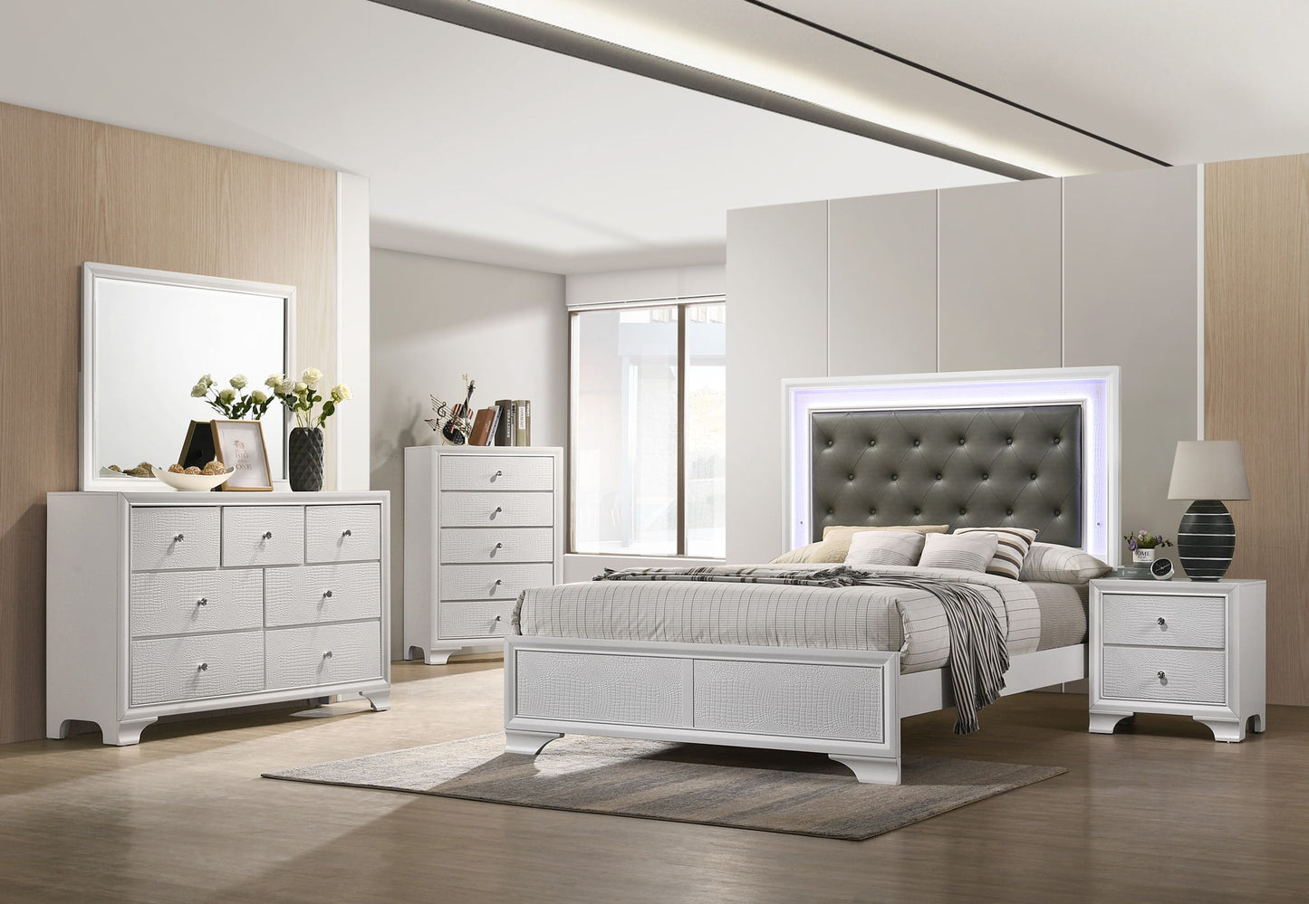 Lyssa - Nightstand - White
