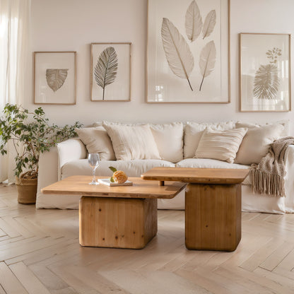 Square Coffee Table Set (Set of 2)