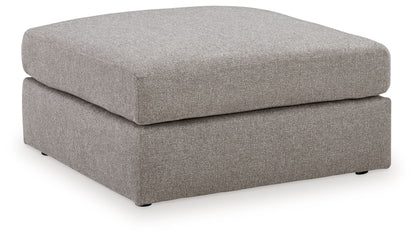 Lindon - Oversized Accent Ottoman - Smoke