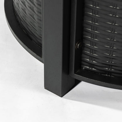 Propane Gas Fire Pit Table, 50000 Btu Round Steel Fire Pit