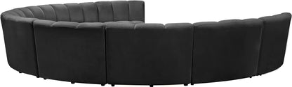 Infinity - 9 Piece Velvet Modular Sectional