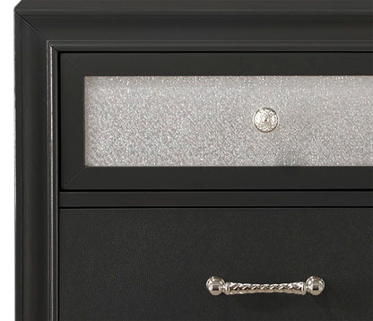 Lila - Dresser And Mirror - Black