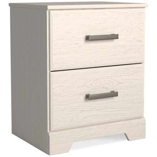 Stelsie - Two Drawer Night Stand - White