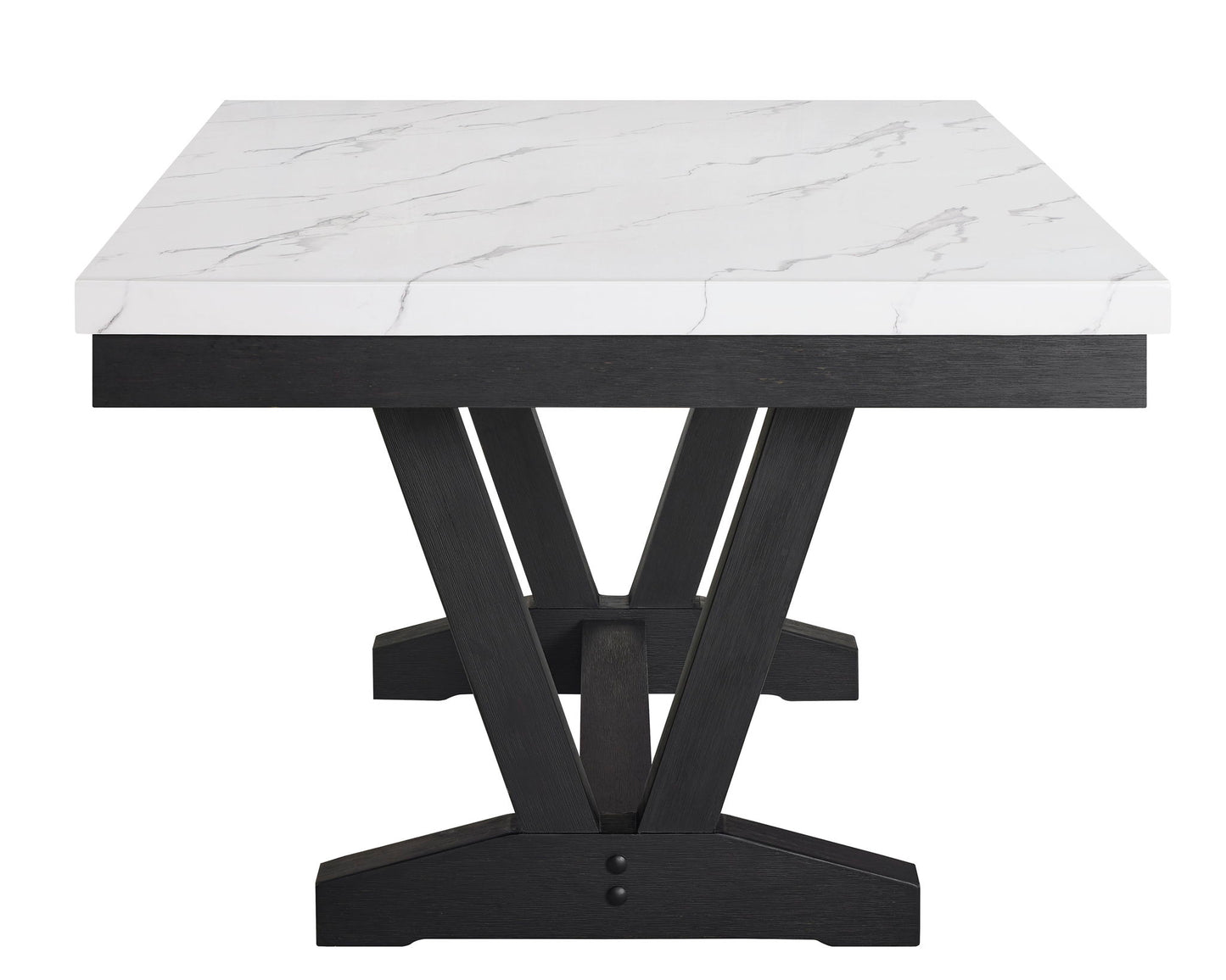 Vance - 5 Piece Dining Room Set - Charcoal / Gray