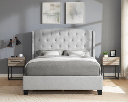 Eva - King Bed - Dove