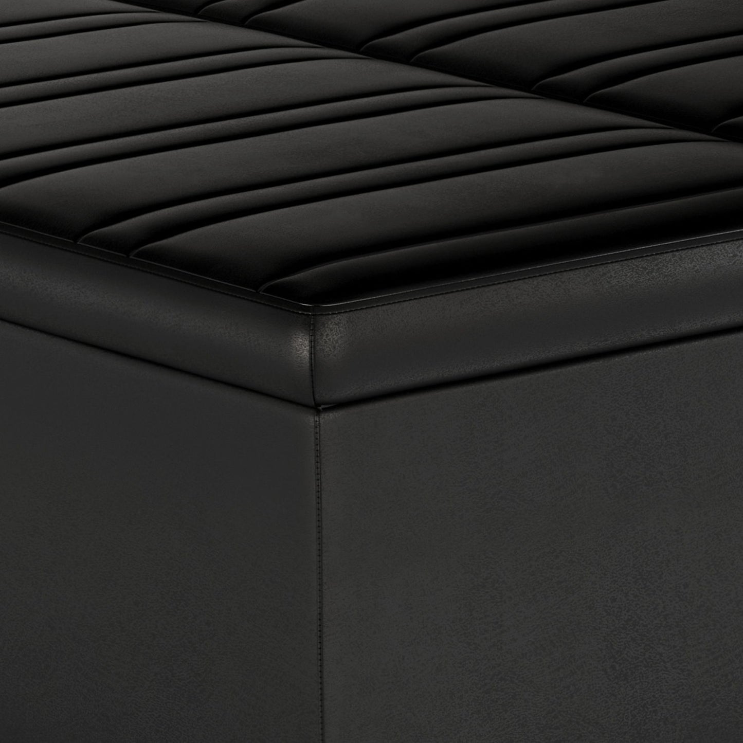 Ellis - Coffee Table Storage Ottoman Contemporary Design