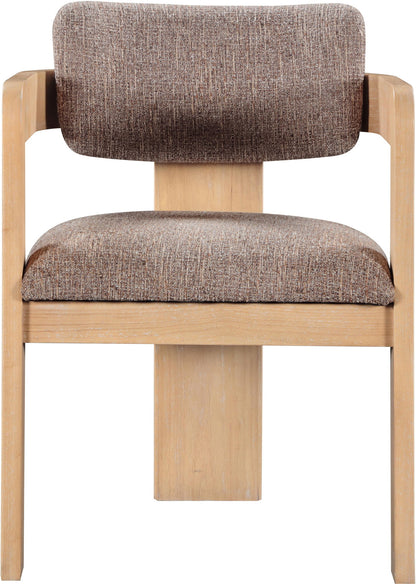 Sacha - Linen Dining Chair With Natural Base (Set of 2)