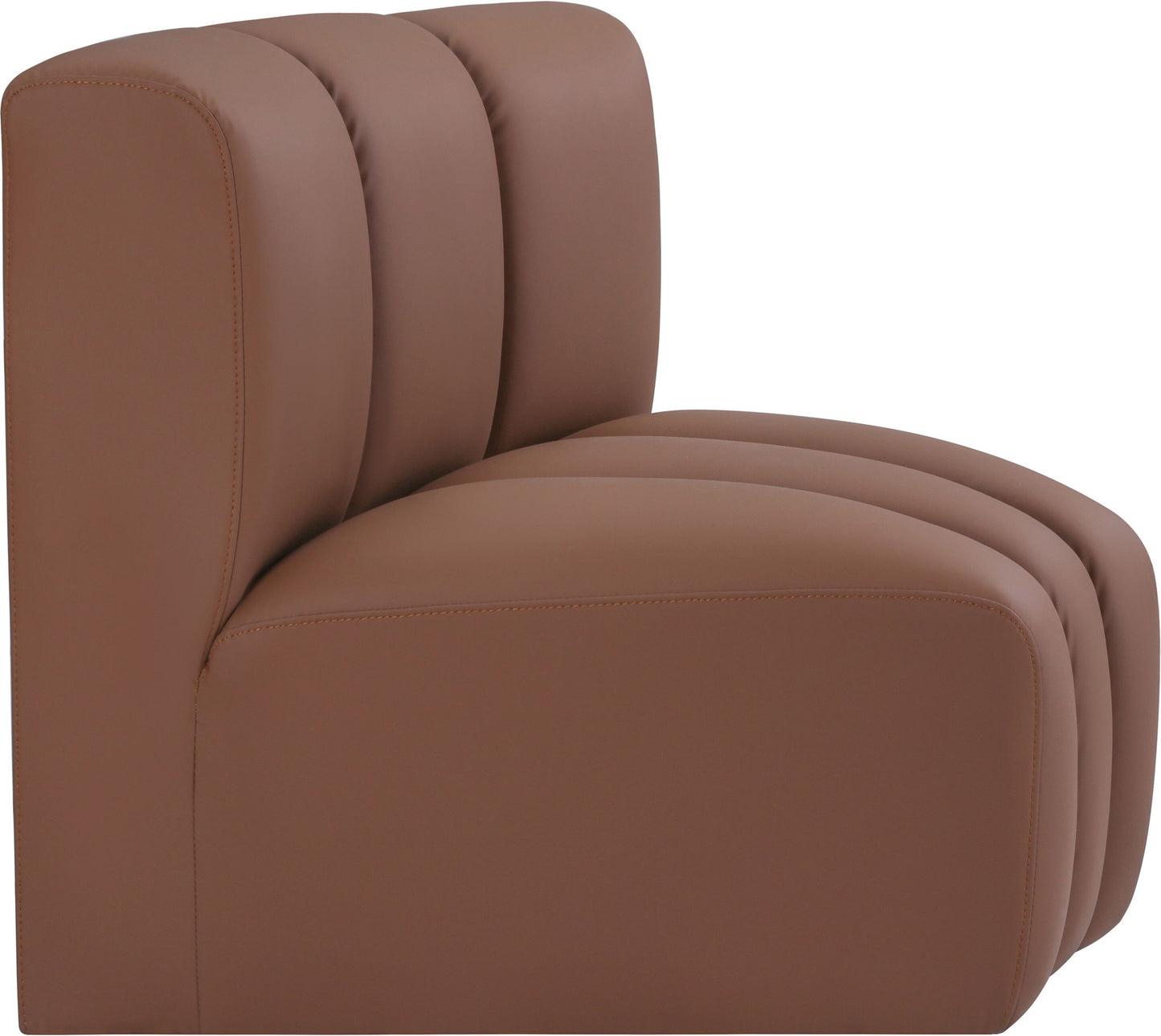 Arc - Faux Leather Curved Corner Chair