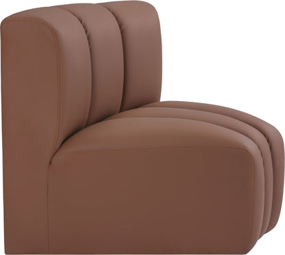 Arc - Faux Leather Curved Corner Chair