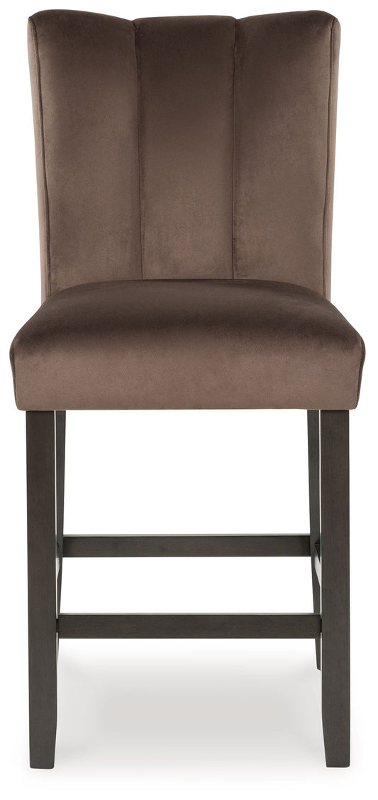 Jeshina - Upholstered Barstool (Set of 2) - Mocha