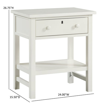 Finley - 1 Drawer Storage Nightstand