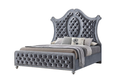 Voltare - Queen Bed - Gray