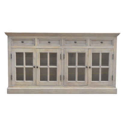 Glazed Sideboard - Gray